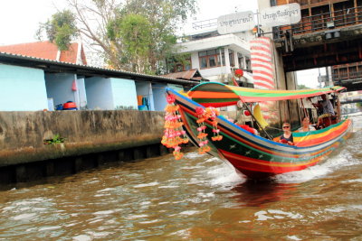 Canals through a longboat