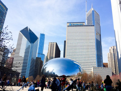 Cloud gate, Chicago, Illinois