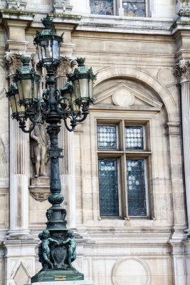 Place de l'Hotel de Ville. City Hall plaza, Paris