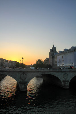 Sunset, Paris, France