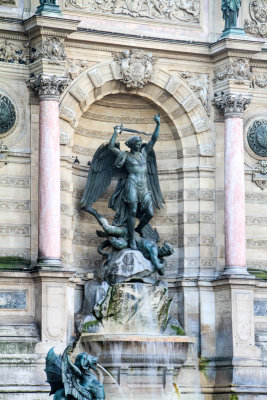 Square Saint Michael, Paris, France