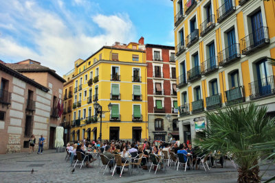 Madrid street cafe