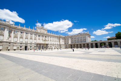 Plaza de la Armeria, Madrid, Spain