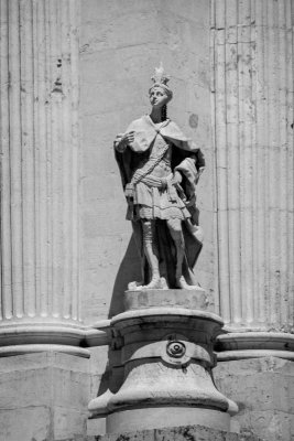 Statue, Royal Palace, Madrid, Spain