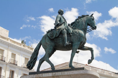 Estatua ecuestre de Carlos III, Madrid, Spain