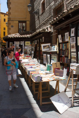 Book sale, Madrid, Spain