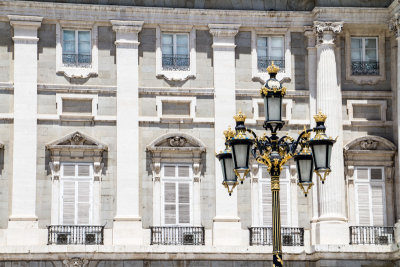 Lamp, Royal Palace, Madrid, Spain