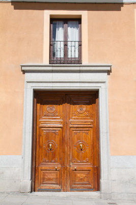 Door, Plaza de la Villa, Madrid, Spain