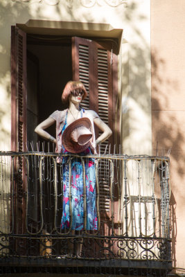 Window, Plaza de la Villa, Madrid, Spain