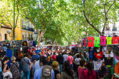 Shopping, The Rastro, Madrid, Spain