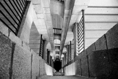 Infinity look down, Madrid, Spain