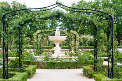Rose Garden, Retiro Park, Madrid, Spain