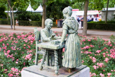 Rose Garden, Retiro Park, Madrid, Spain