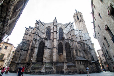 Cathedral of Santa Eulalia, Barcelona Cathedral, Barcelona, Spain