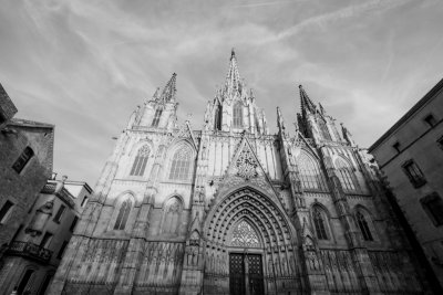 Cathedral of the Holy Cross and Saint Eulalia, Barcelona Cathedral, Barcelona, Spain