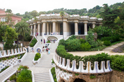 Park Guell, Antoni Gaudi, Barcelona, Spain