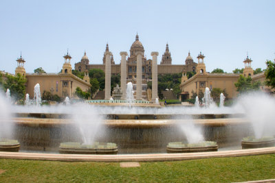 Montjuic Magic Fountain, Barcelona, Spain