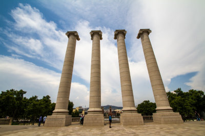 Columns, Palau Nacional, Barcelona, Spain