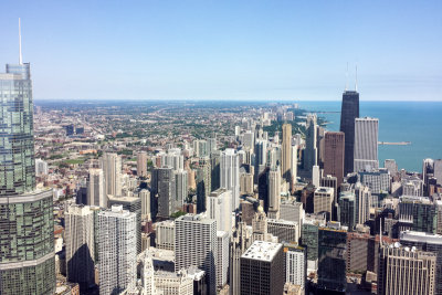 North view, Chicago view from the Aon Center