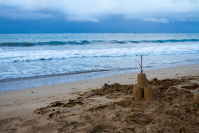 Beach castle, Rio Grande, Puerto Rico