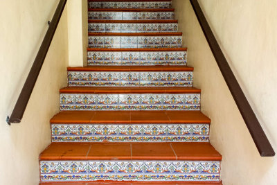 Steps and tiles of Old San Juan
