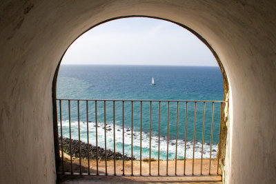 View of Atlantic Ocean, San Felipe El Morro Castle, Viejo San Juan