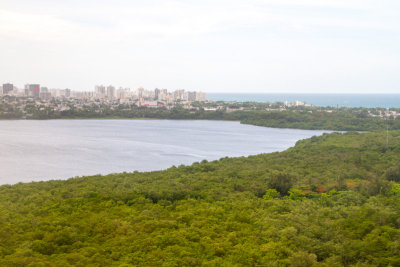 San Juan bay from the air