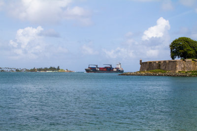 Ships entering San Juan Bay