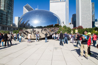 A better way to Selfie, Cloud Gate, Chicago, IL