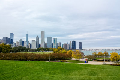View of Chicago, Field Museum, IL