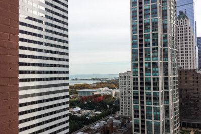 View  of the Bean from MDA City Apartments, Chicago Open House 2014
