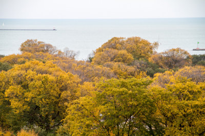 Lake Michigan, View from the Presidential Suite, Blackstone Hotel, Fall Colors, Chicago Open House 2014