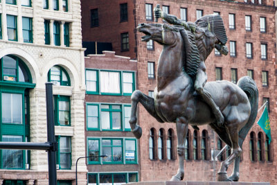Bowman Statue,  Ivan Mestrovic, Grant Park, Chicago, IL