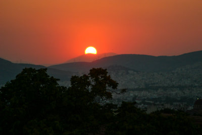 Sunset, Greece