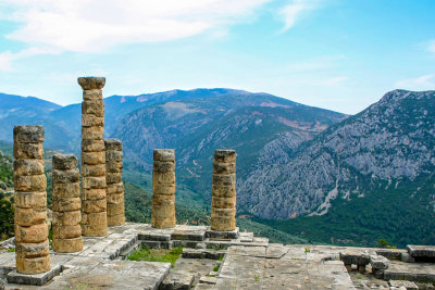 Delphi, Temple of Apollo, Greece