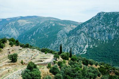 The ancient gymnasium, Delphi