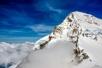 Monch peak - 4099 m, Jungfraujoch, Switzerland