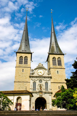 Hofkirche - Cathedral of St. Leodegar, Lucerne, Switzerland