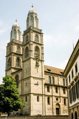 Grossmunster Church, Zurich, Switzerland