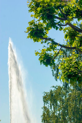 Jet D'Eau fountain, Geneva, Switzerland