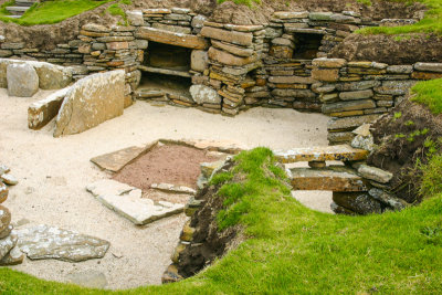 3100 BC settlements in Skara Brae, Orkney, Scotland