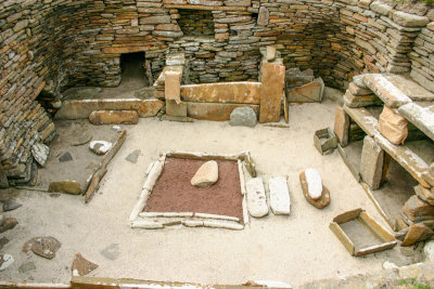 3100 BC settlements in Skara Brae, Orkney, Scotland