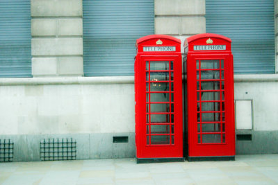 Telephone box, London, England
