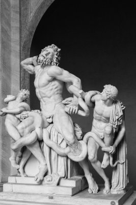 Vatican Museum - statue of LaocoÃ¶n and His Sons, Vatican City
