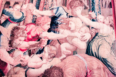 Vatican Museum - Flemish tapestries, realized in Brussels by Pieter van Aelstâ€™s School, Vatican City