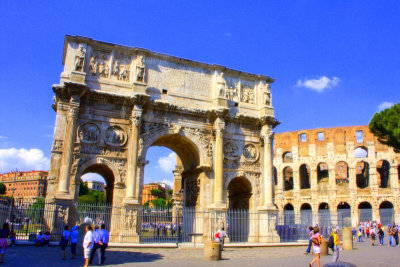 Arch of Constantine, The Roman Forum, Rome, Italy