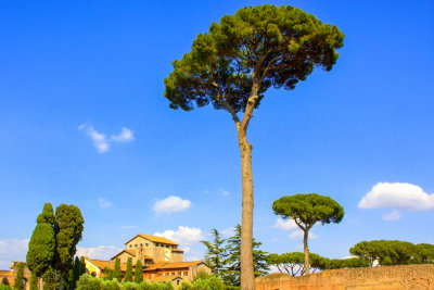 A house on Palatine Hill, Rome, Italy