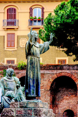 Near the walls of Rome - a prayer to protect Rome