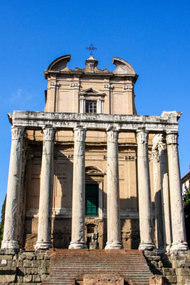 Temple of Antoninus and Faustina, The Roman Forum, Rome, Italy