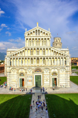 Duomo (the Cathedral) - view from the Baptistry, Pisa, Italy